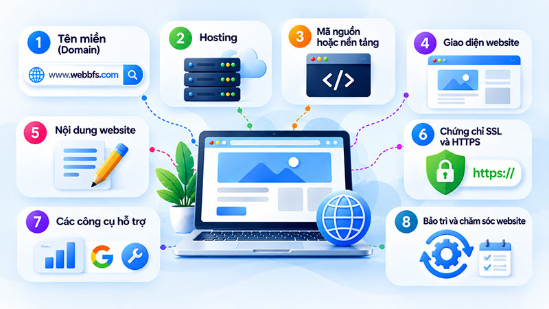 Website cần những gì để hoạt động